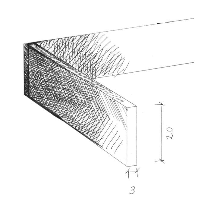 Materialstärke 30 mm