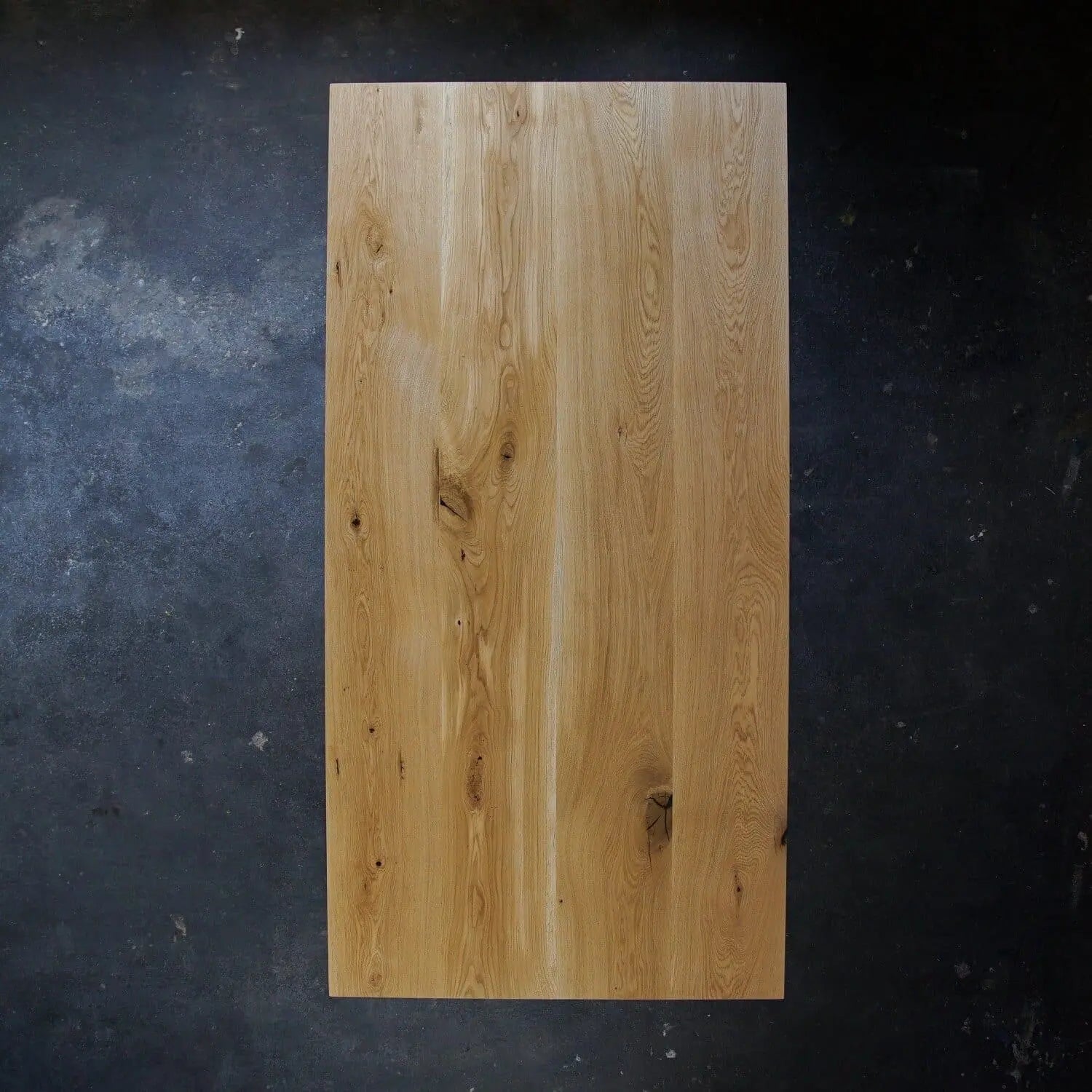 Esstisch Eiche massiv - die Holzplatte