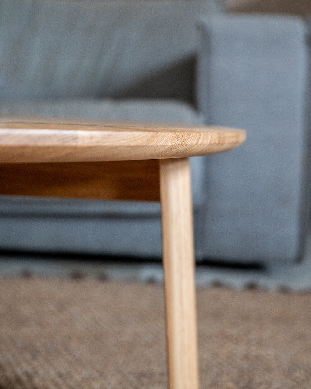 Couchtisch LIVO – runde Eiche in 3 Größen