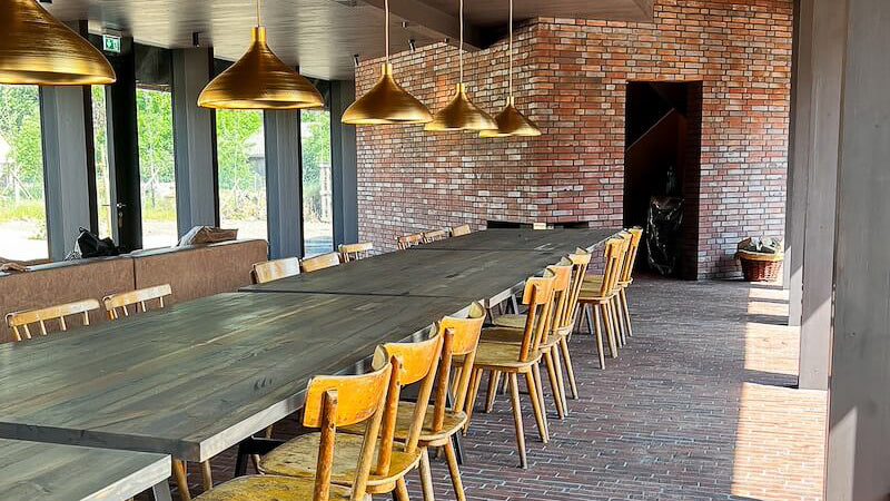 Restaurant comunity Tisch aus Eiche